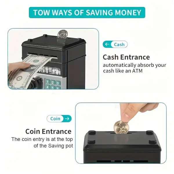 Smart Digital Coin Bank with Password Lock - Image 4