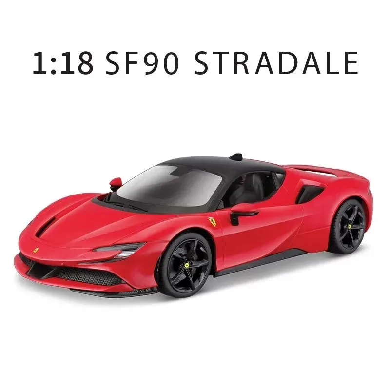 Bburago 1:18 Ferrari Sf90 Stradale Alloy Model 7 Bburago 1:18 Ferrari Sf90 Stradale Alloy Model - Image 7