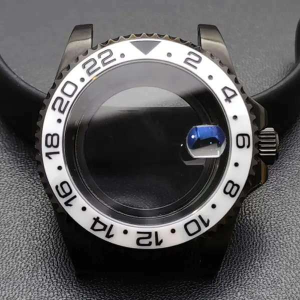 GMT 40.5MM Bidirectional Sapphire Watch Case for NH34 NH35 - Image 21