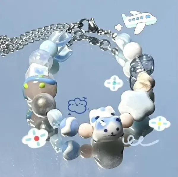 Fashion Heart Candy Color Enamel Bracelet Women - Image 7