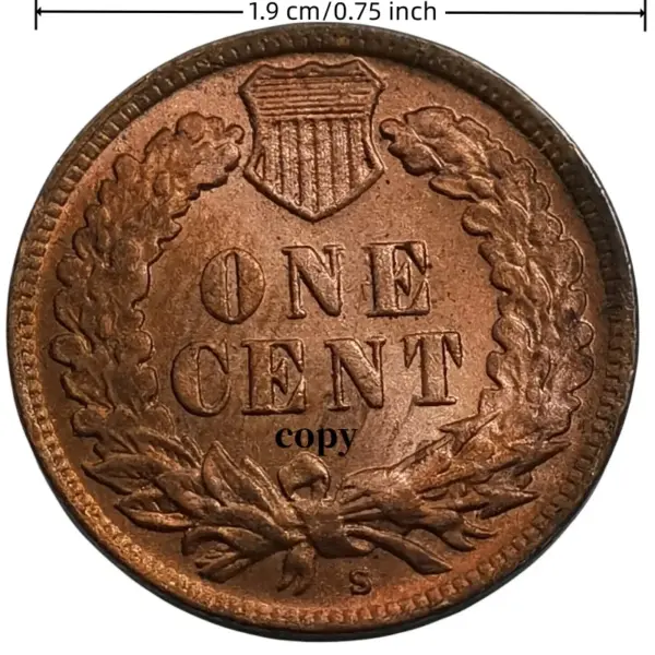 Replica US Indian Head 1 Cent Coins Set - Image 3