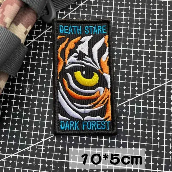 Dark Forest Tiger Moral Badge Tactical Hook&Loop Patches - Image 10