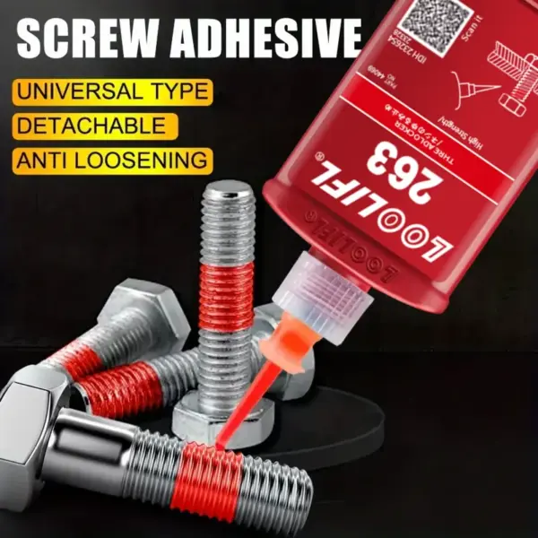 LOOLIFL 263 Red High Strength Threadlocker - Image 2