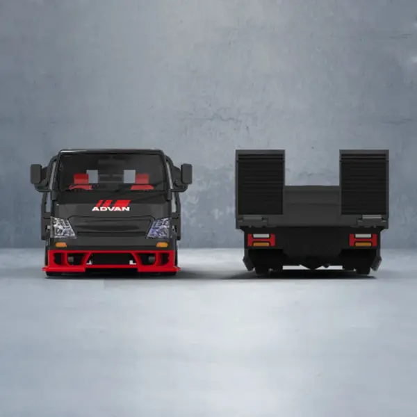 1:64 Alloy Flatbed Transport Trailer Model - Image 3