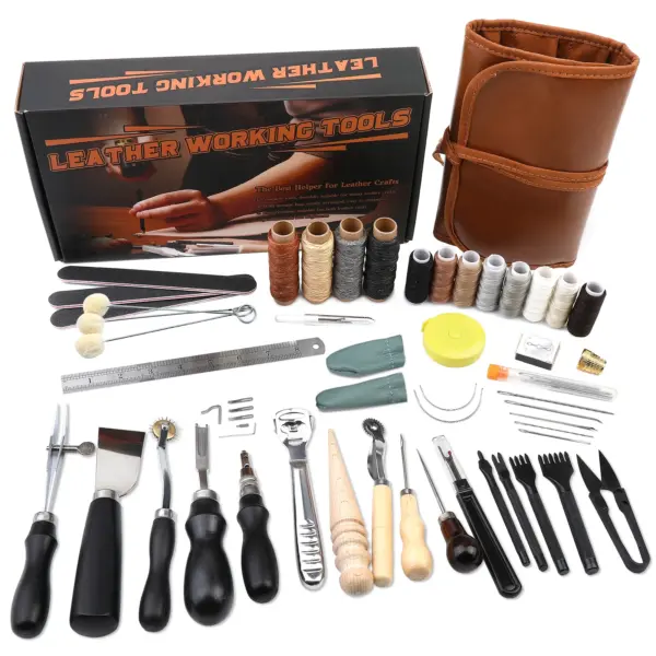 Comprehensive Leather Working Tools Set - Image 7