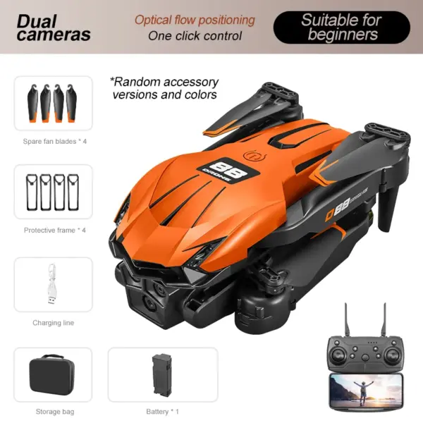 Lenovo D88 Foldable 8K HD Dual Camera Drone - Image 9