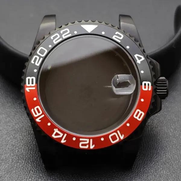 GMT 40.5MM Bidirectional Sapphire Watch Case for NH34 NH35 - Image 23
