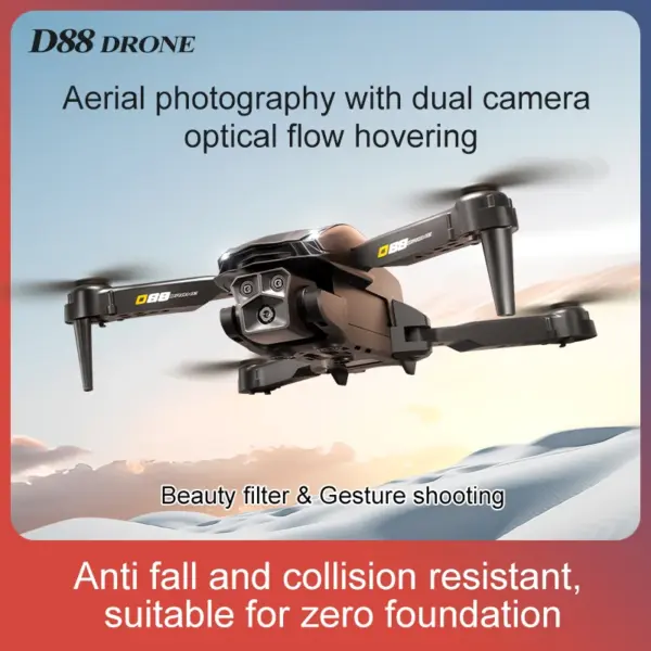 Lenovo D88 Foldable 8K HD Dual Camera Drone - Image 4