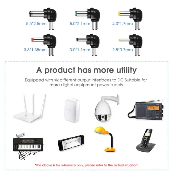 Universal Adjustable Voltage Power Adapter for Multiple Devices - Image 6