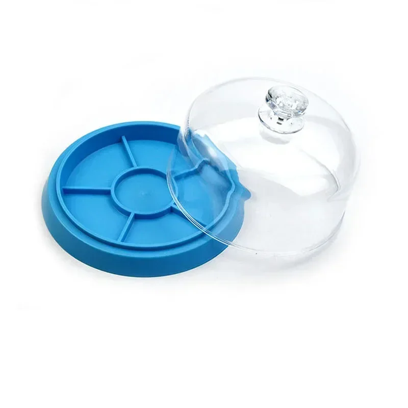 6 Slots Watch Dust Cover with Tray for Repair Tools 8 6 Slots Watch Dust Cover with Tray for Repair Tools - Image 8