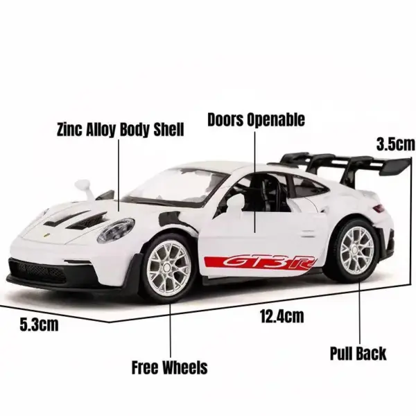 Diecast Porsche 911 GT3 1/36 Model Car - Image 6