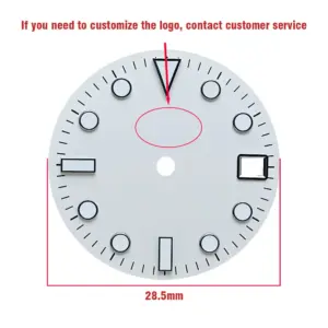 Men's Watch Dial NH35Nh36 Luminous Sterile Model 128 Se13b5efda9e24f409ee01508def51defy