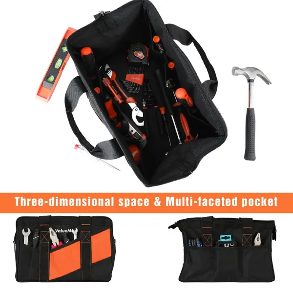Valuemax 13-inch Large Tool Bag with 12 Pockets - Image 4