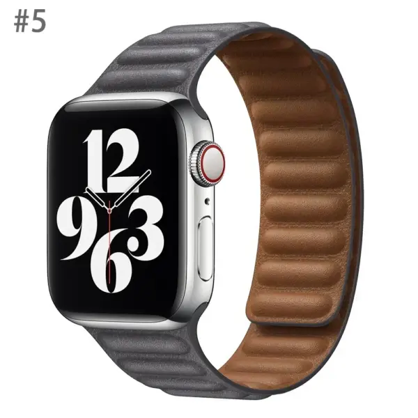 Leather Strap for Apple Watch Series 8/7/6/5/4/3/2/1 - Image 17