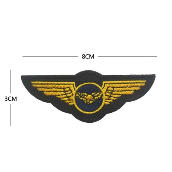 Pilot Aviation Badge Embroidered Armband Morale Patch - Image 3