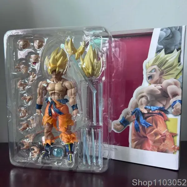 Dragon Ball Goku Super Saiyan Action Figure 14cm - Image 8