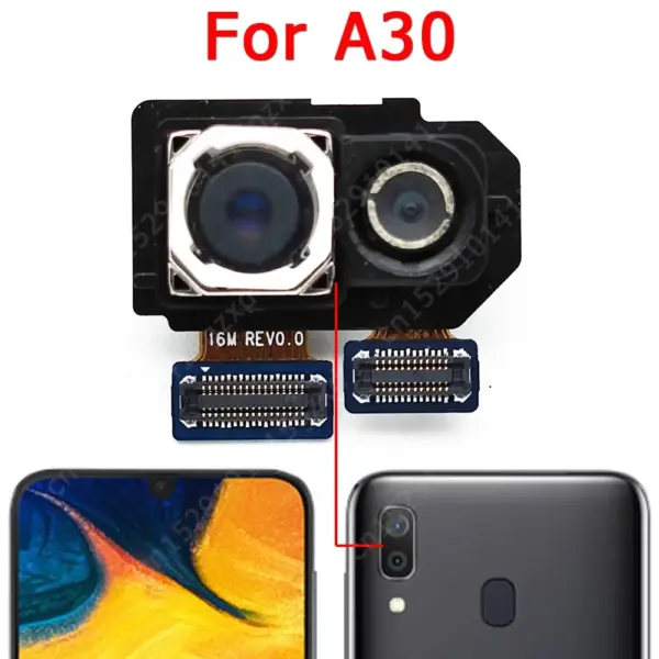 Samsung Galaxy A30s A30 A31 Front & Rear Camera Module - Image 2