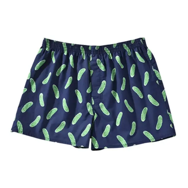 Men's Cotton Boxers with Striped Print - Image 7