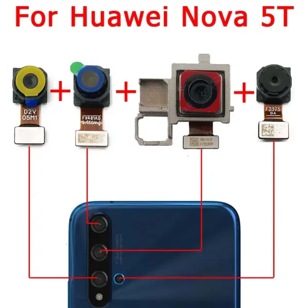 Huawei Nova 5T Rear Camera Replacement Module - Image 13
