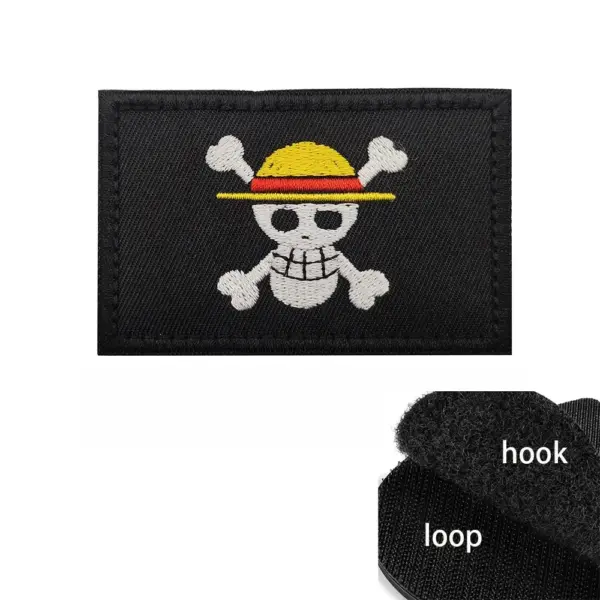 Lvfei Pirate Embroidered Hooks and Loop Badges - Image 4