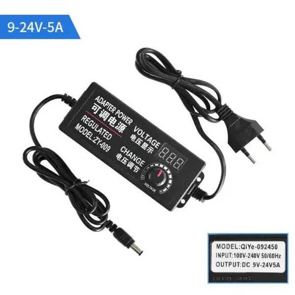Adjustable DC Power Adapter 1V-36V for LED Strips - Image 12