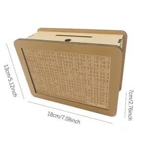 Wooden Cash Savings Box with Currency Target 14 Se22b311f1ca243abb053f553241c1a3cB