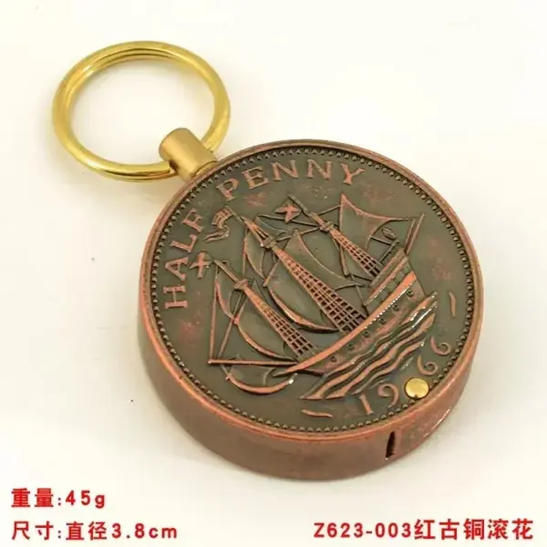 ZORRO Retro Coin Keychain Kerosene Lighter Collection - Image 8