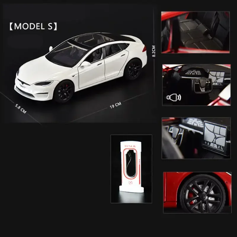 1:24 Tesla Roadster Toy Model 19 1:24 Tesla Roadster Toy Model - Image 19