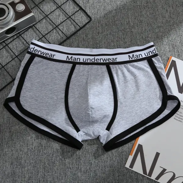 Comfortable Cotton Men's Boxer Shorts Set - Image 7