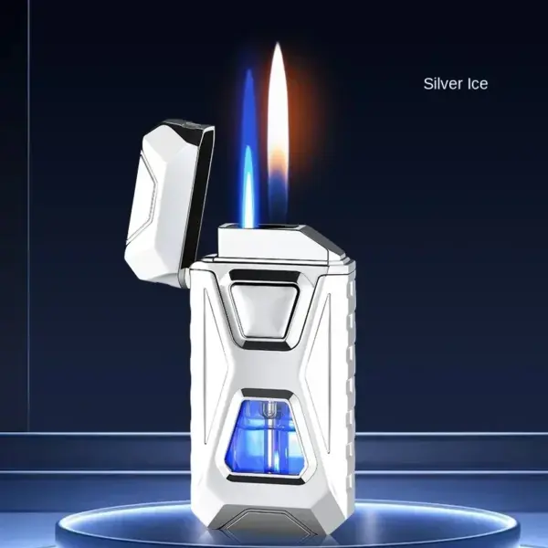 Voice Control Metal Windproof Cigar Lighter Jet Torch - Image 11