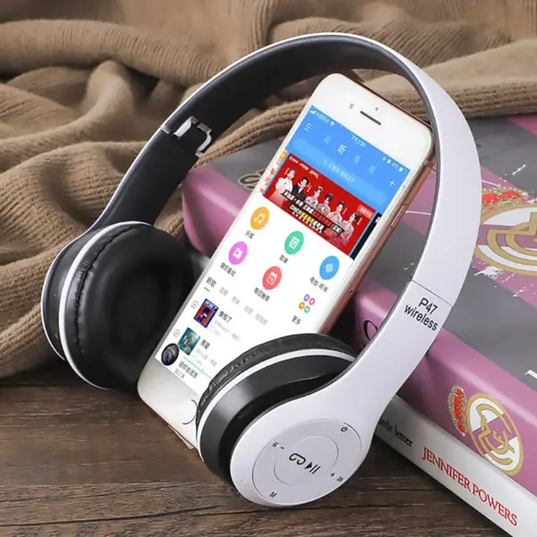 P47 Bluetooth 5.0 Wireless Over-Ear Headphones - Image 3