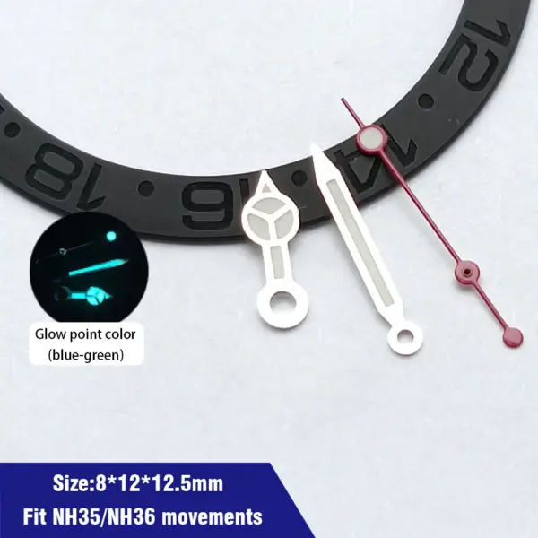 Green Luminous Watch Hands for NH35 NH36 Movement - Image 21