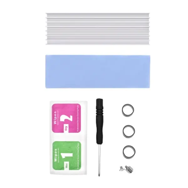 Aluminum M.2 NVMe SSD Heatsink 70x22x6mm - Image 9