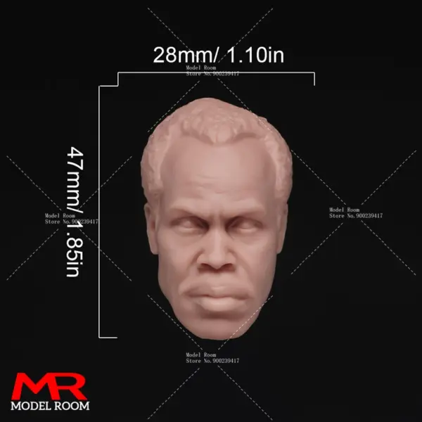 Unpainted 1/6 Leonardo Head Sculpt Model - Image 37
