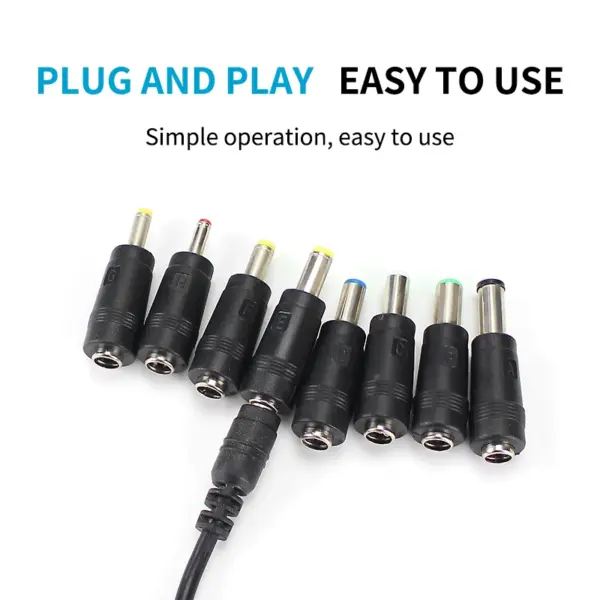 Adjustable 12V Power Supply with LED Display for Electronics - Image 2