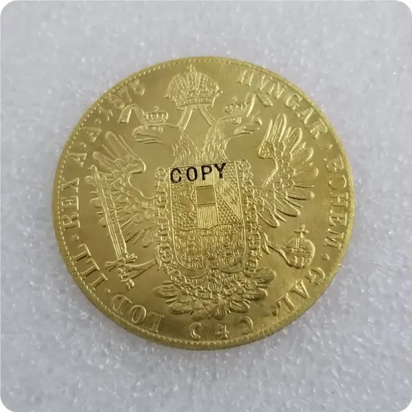 Austria 4 Ducat Gold Replica Coins 1873-1915 - Image 2