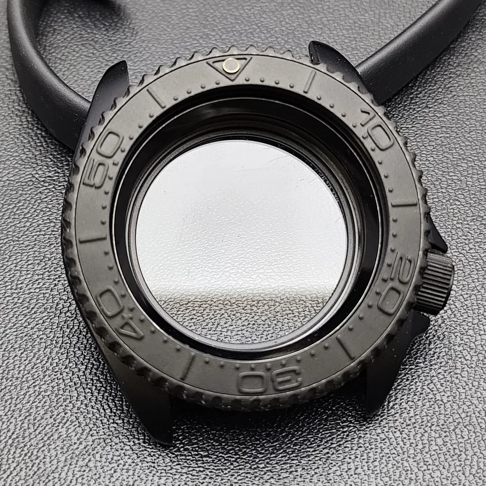 42mm Black Matte Watch Case for NH35 Movement 147 42mm Black Matte Watch Case for NH35 Movement - Image 147
