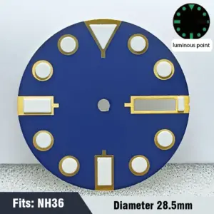 Men's Watch Dial NH35Nh36 Luminous Sterile Model 193 Se3726229df6d4cada35328bb25c698d1a
