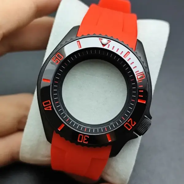 42mm NH35 Stainless Steel Watch Case with Sapphire Glass - Image 22