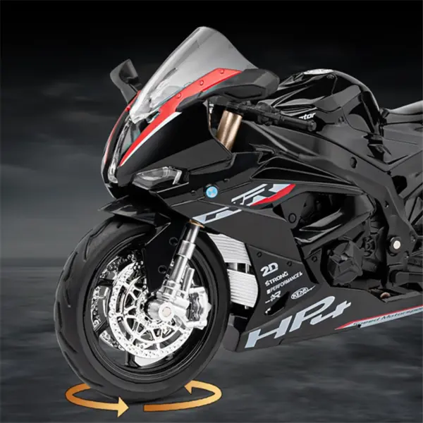 1:12 BMW HP4 Alloy Motorcycle Model Collection - Image 4