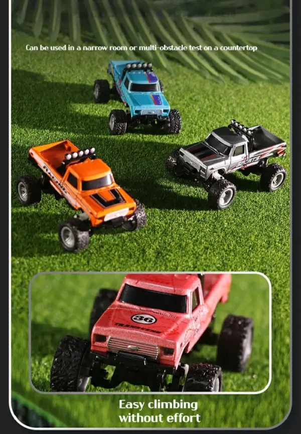 1:64 Off-Road RC Car with Lights for Kids - Image 5
