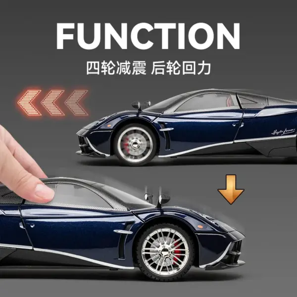 1:18 Pagani Huayra Dinastia Alloy Diecast Car - Image 5