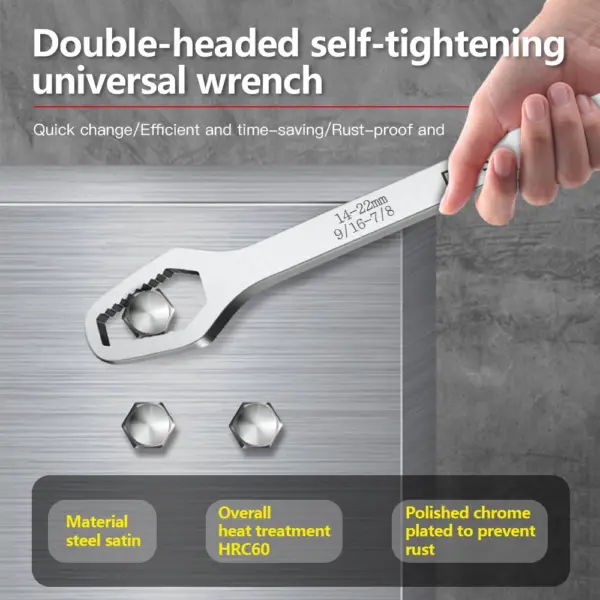 8-22mm Adjustable Double-Head Torx Wrench for Mechanical Repairs - Image 3