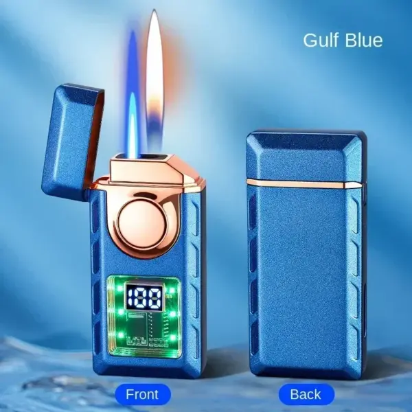 Voice Control Metal Windproof Cigar Lighter Jet Torch - Image 10