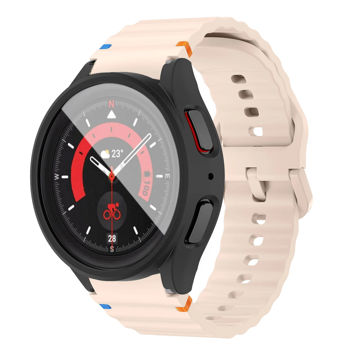 Silicone & PC Case for Samsung Galaxy Watch 7 4 Silicone & PC Case for Samsung Galaxy Watch 7 - Image 4