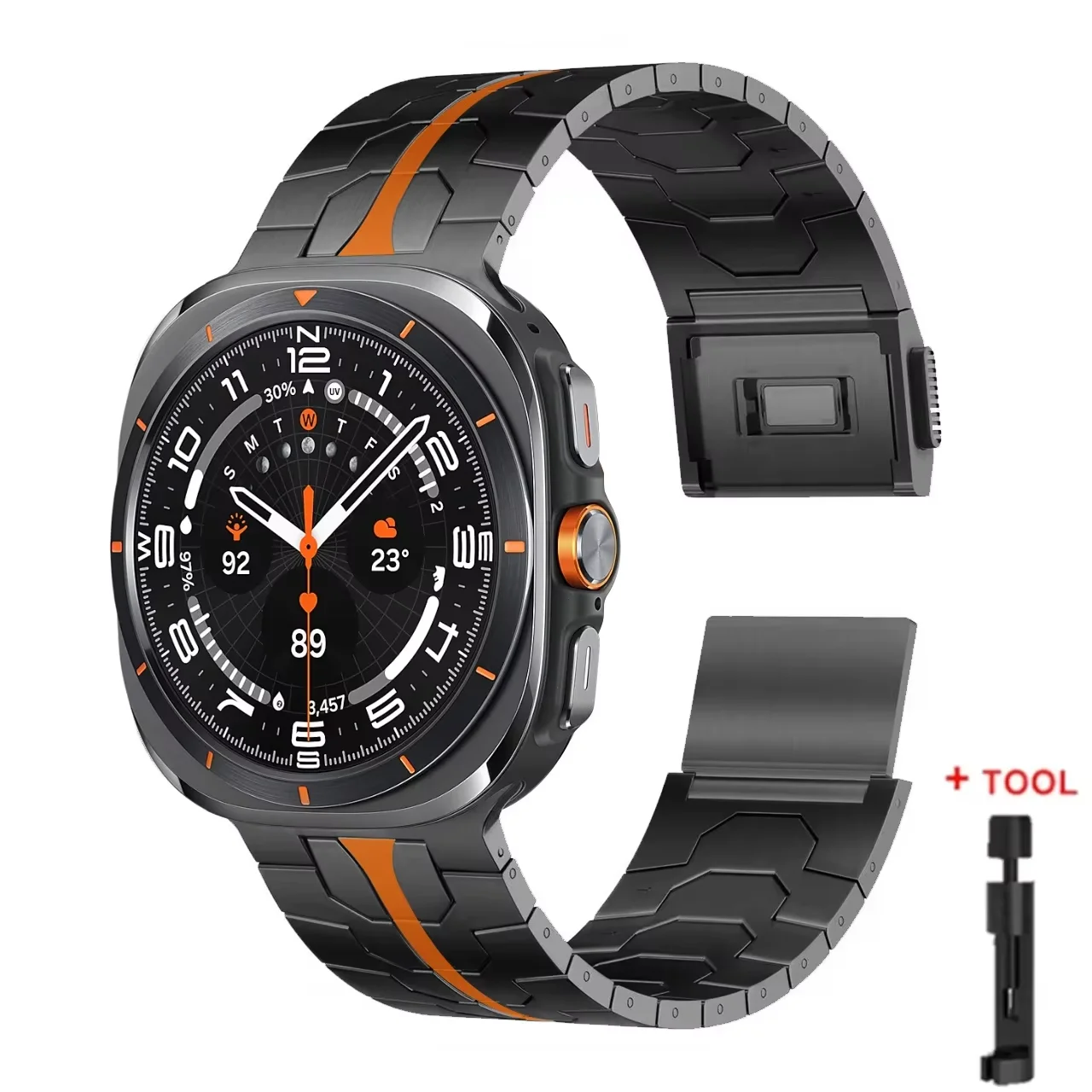 Samsung Galaxy Watch Ultra 47mm Stainless Steel Band 9 Samsung Galaxy Watch Ultra 47mm Stainless Steel Band - Image 9