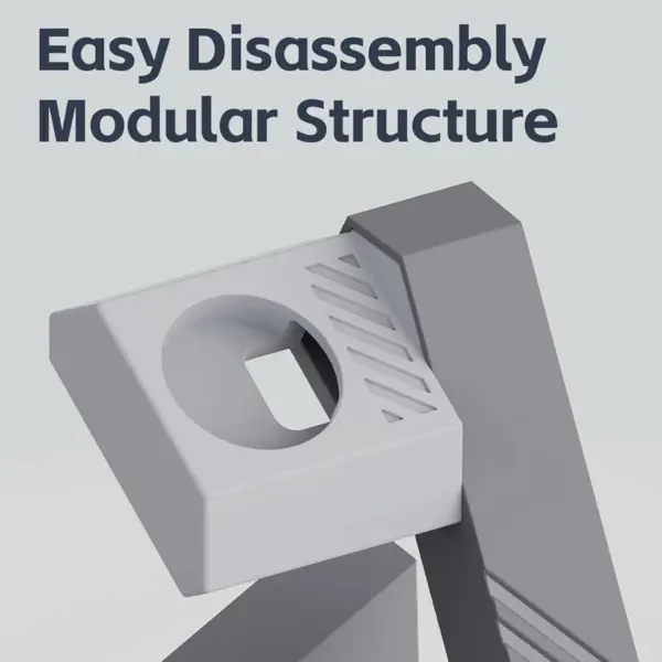 Geometric Charger Stand for Xiaomi Watch S4 - Image 4
