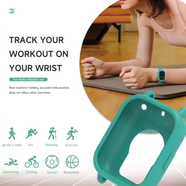 Redmi Watch 5 Active Silicone Strap & Case Bundle - Image 2