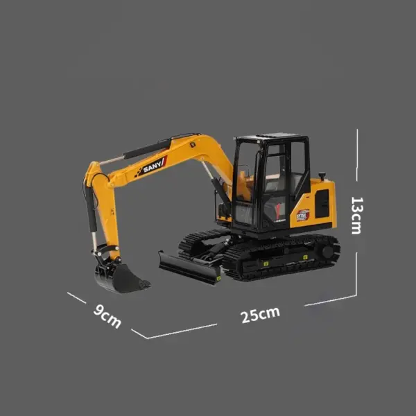 1:25 Scale SANY SY75C Excavator Collectible Model - Image 3