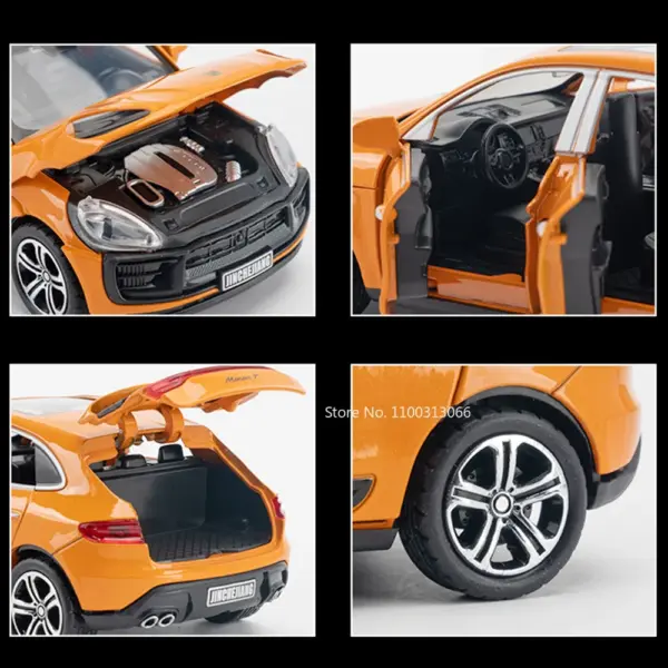 1:32 Scale Macan Panamera Alloy Diecast Car Model - Image 5